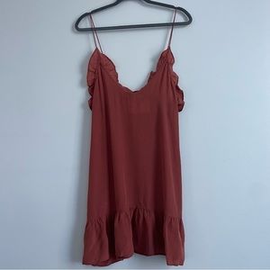 Acacia Mila Cupro Dress. Size Small